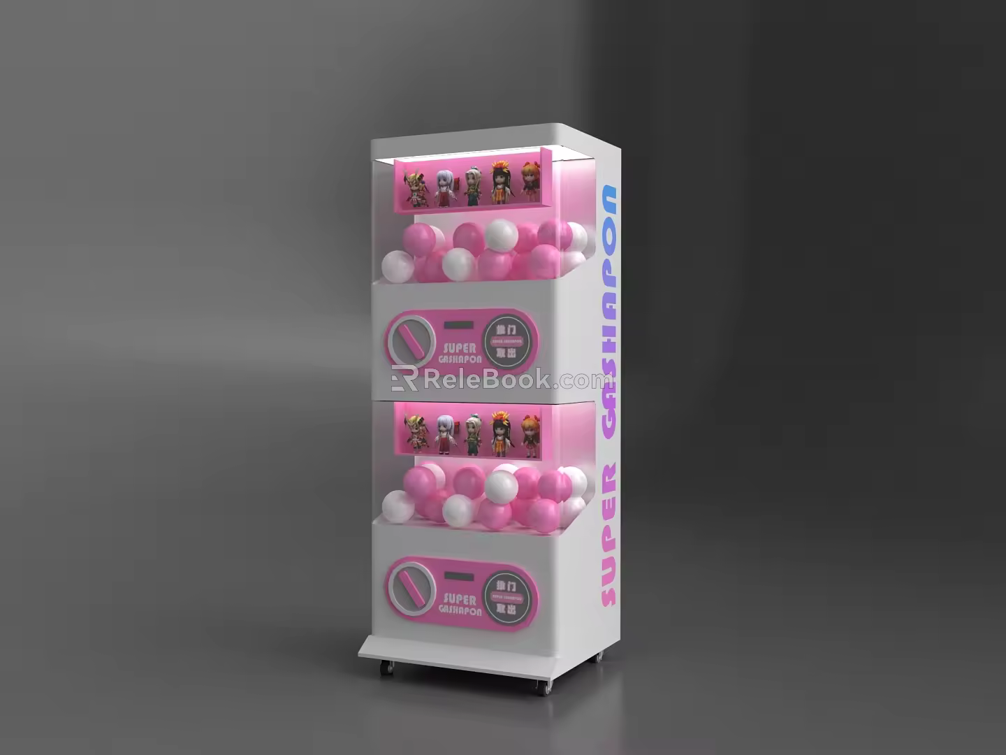 Gashapon Machine Gashapon Egg Gashapon Machine Doll Machine Catch Doll Machine Catch Doll Machine Catch Doll Machine Doll Gift Machine Coin-operated Game Machine 3d model