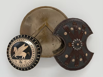 European Shield 3d model