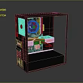 Open Frame Computer Case Featuring Visible Internal PC Components Cooling Fan and Graphics Card