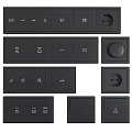 Modern Switch Switch Panel 3d model