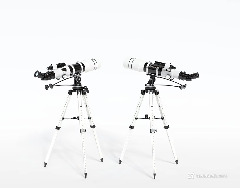 High Quality Commercial Telescopes with Adjustable Tripod Stands for Business Use 3d model 