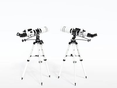 High Quality Commercial Telescopes with Adjustable Tripod Stands for Business Use 3d model