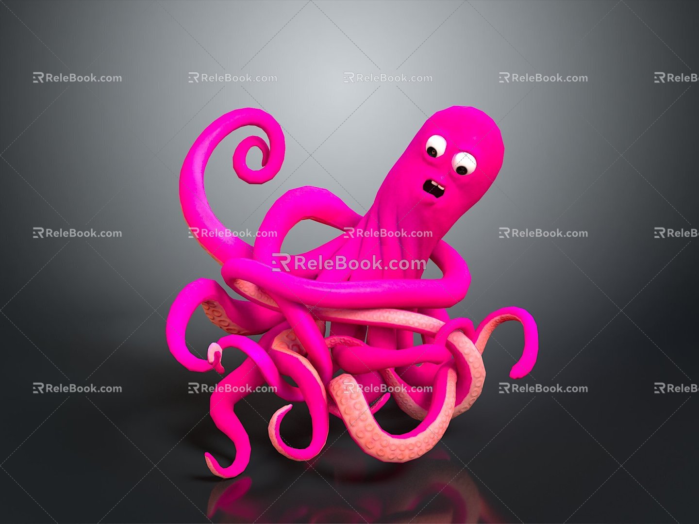 Cuttlefish Squid Cuttlefish Squid Squid Octopus Beads Squid Octopus Octopus Heart-fin Whip Squid 3d model