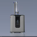 Modern Industrial Equipment With Robotic Arm And Laser Projection Technology