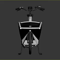 Street Work Cargo Bike With Black White Cargo Box And Practical Design