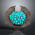 Medieval Shield Ancient Shield Defensive Weapon Ancient Shield Iron Shield Protective Shield Wooden Shield 3d model