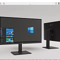 Modern computer monitor 3d model