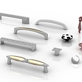 Modern classical handle hardware handle 3d model