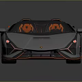 Silver Convertible Sports Car With Sleek Exterior Orange Seats And Aerodynamic Design Reflection