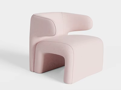 Poltrona modern leisure sofa 3d model