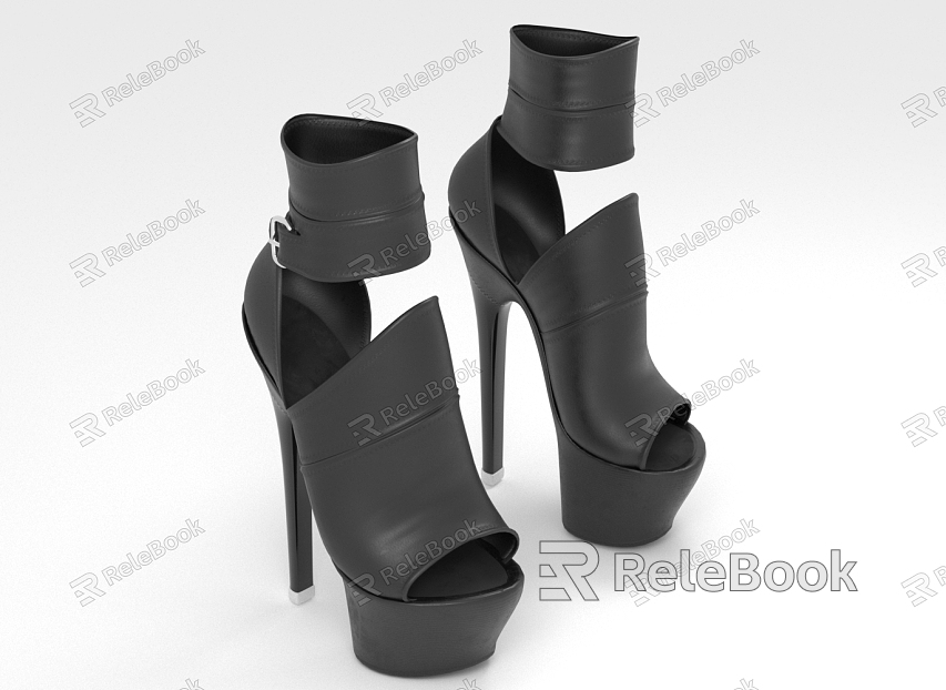 Open Toe High Heels Women Shoes Shoes model