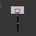 Durable Home Basketball Hoop With Clear Backboard Sturdy Pole And Metal Rim