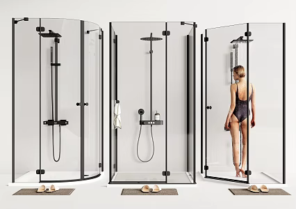 Modern Shower Room Shower Room Shower Partition Shower Room 3d model