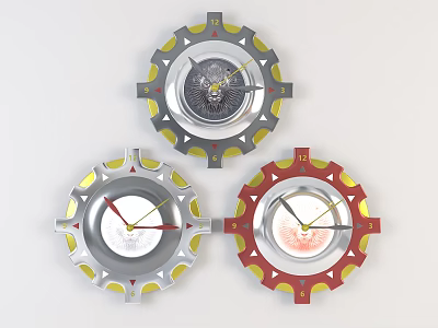 Modern Clock Home Decoration Clock Pendant 3d model