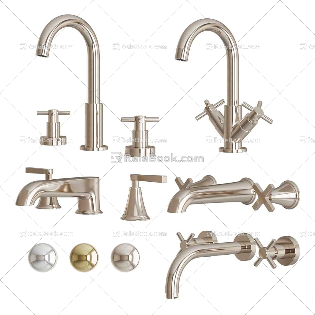 Bathroom products faucet metal faucet basin side faucet model