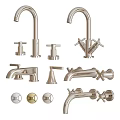 Different Types Of Stylish Faucet Designs With Diverse Handles And Spouts