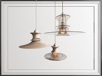 Nordic chandelier 3d model