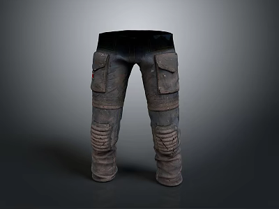 Durable Cargo Work Pants With Multiple Pockets And Comfortable Fit For Everyday Use 3d model