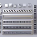 Metal Ornamental Panels And Grilles With Various Patterns Shapes And Designs
