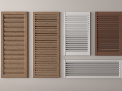 Modern shutter door shutter model