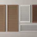 Modern shutter door shutter 3d model