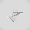 Elegant Staircase With Marble Steps And Ornate Metal Railings With Intricate Patterns