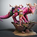 Modern game character fantasy beast fantasy 3d model