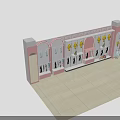 Stylish Clothing Store Interior Design With Pink White Decor Display Racks And Hanging Clothes