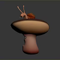 Snail Cartoon Snail Small Snail Reptile Cold Blooded Animal Reptile 3d model