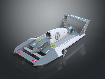 Cosmo Technova Advanced Spacecraft Model With Streamlined Design And Propulsion System 3d model