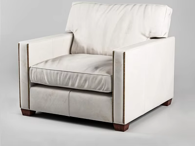 American Single Sofa 3d model