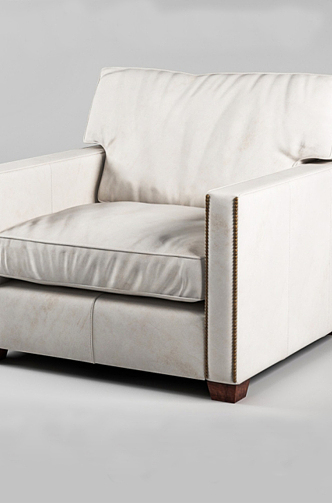 American Single Sofa 3d model