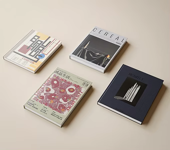 Modern Books 3d model