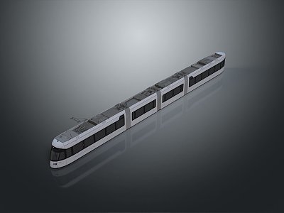 Train Light Rail Metro High Speed Rail EMU Train High Speed Train High Speed Train High Speed Locomotive EMU 3d model