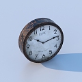 Clock clock old wall clock 3d model