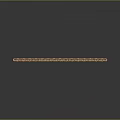 Modern chain all kinds of chain bracelet rigid chain 3d model