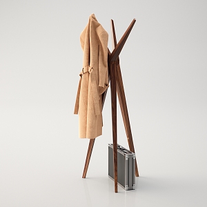 Nordic Clothes Hanger Coat Rack 3d model