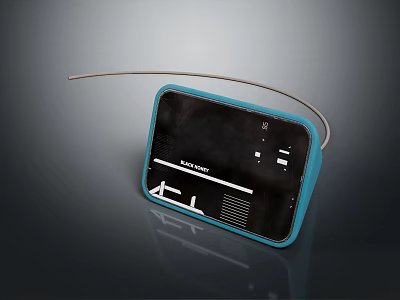 Modern Projection Monitoring Device With HD Screen Antenna And Compact Design 3d model