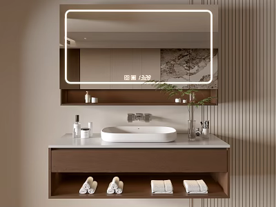 Modern Bathroom Cabinet Bathroom Basin Bathroom Ornaments 3d model