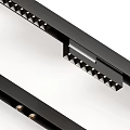 Modern Black Downlights And Spotlights With Sleek Linear Design For Home Lighting