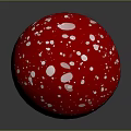 Red Mushroom With White Spots Fresh Natural Food Ingredient For Cooking