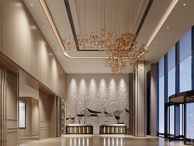 New Chinese Hotel Lobby model