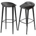 Nordic Bar Stool 3d model