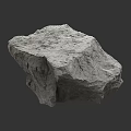 Solid Natural Gray Stone Block with Rough Surface Texture for Decoration