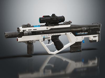 Modern Rifle Battle Rifle Battle Rifle 3d model