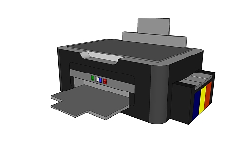 Modern Printers 3d model