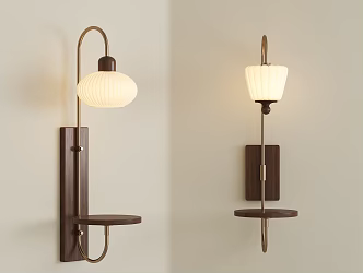 French retro wall lamp French cream wall lamp children's room wall lamp stair lamp living room wall lamp 3d model