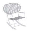 Stylish Rattan Leisure Chair With Wooden Frame And Comfortable Armrest For Indoor Relaxation