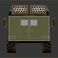 Modern Rocket Launcher Rocket Car Sherman Rocket Launcher 3d model