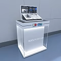 Display stand display cabinet display table technology lighting BMW bmw technology white jinping display 3d model